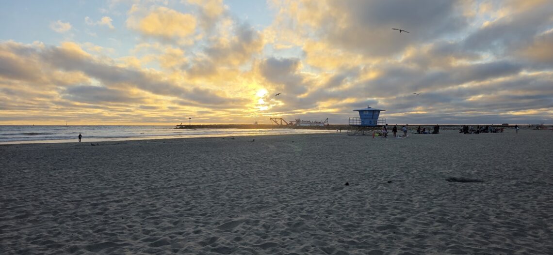 Sunset At The Peer