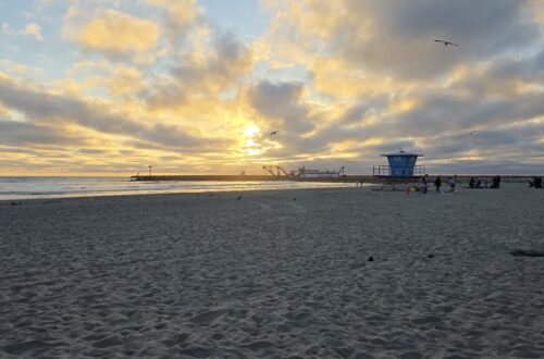 Sunset At The Peer